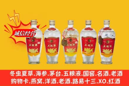 平顶山市汝州回收老五粮液